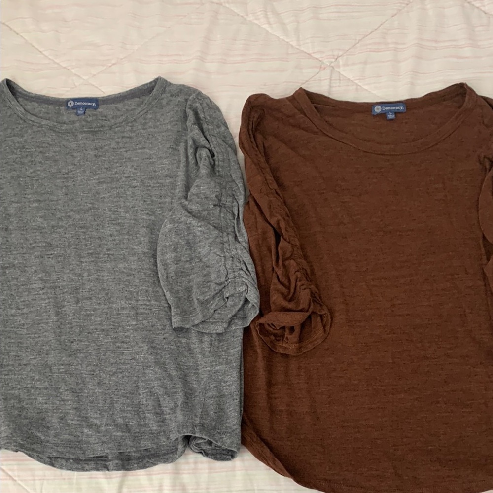 Democracy Set of two tops!!